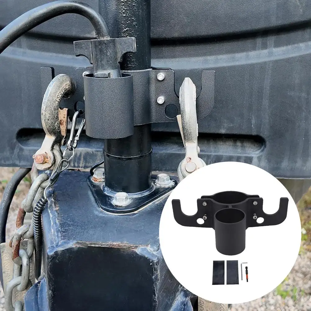 Corrosion Resistant Trailer Chain High Hardness Aluminum Alloy Chain Manager For 2 And 2 ¼ Inch Coupler Trailer Towing Organizer