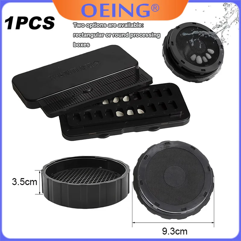 1Pcs Dental All-Ceramic Veneer Placement Tray Veneer Instrument Organization and Cleaning Kit Portable Storage Case