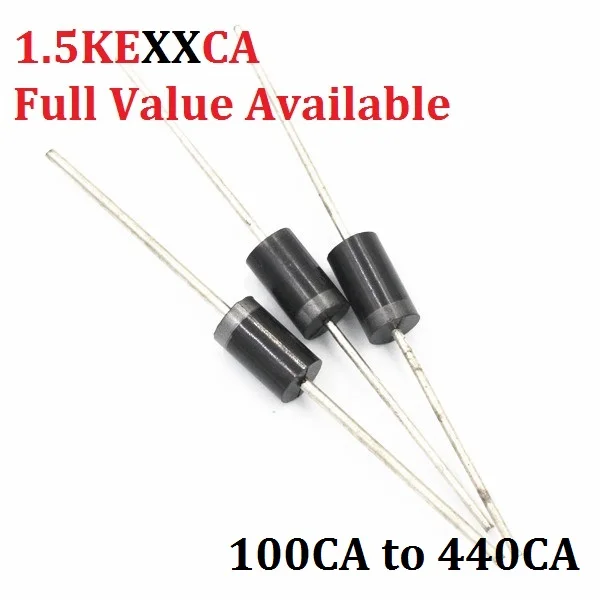 20PCS 1.5KE200CA 1.5KE220CA 1.5KE250CA 1.5KE300CA 1.5KE350CA 1.5KE400CA 1.5KE440CA TVS Diode 200CA 220CA 250CA 300CA 350CA 400CA