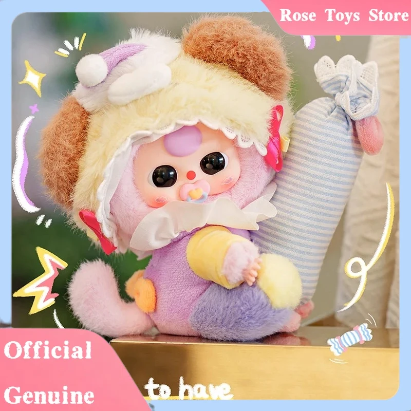 Juguetes genuinos para bebé, tres dulces sueños, caja ciega de 100%, figura encantadora, muñeca, bolsa de felpa de vinilo, colgante, caja misteriosa, juguetes de regalo de Navidad