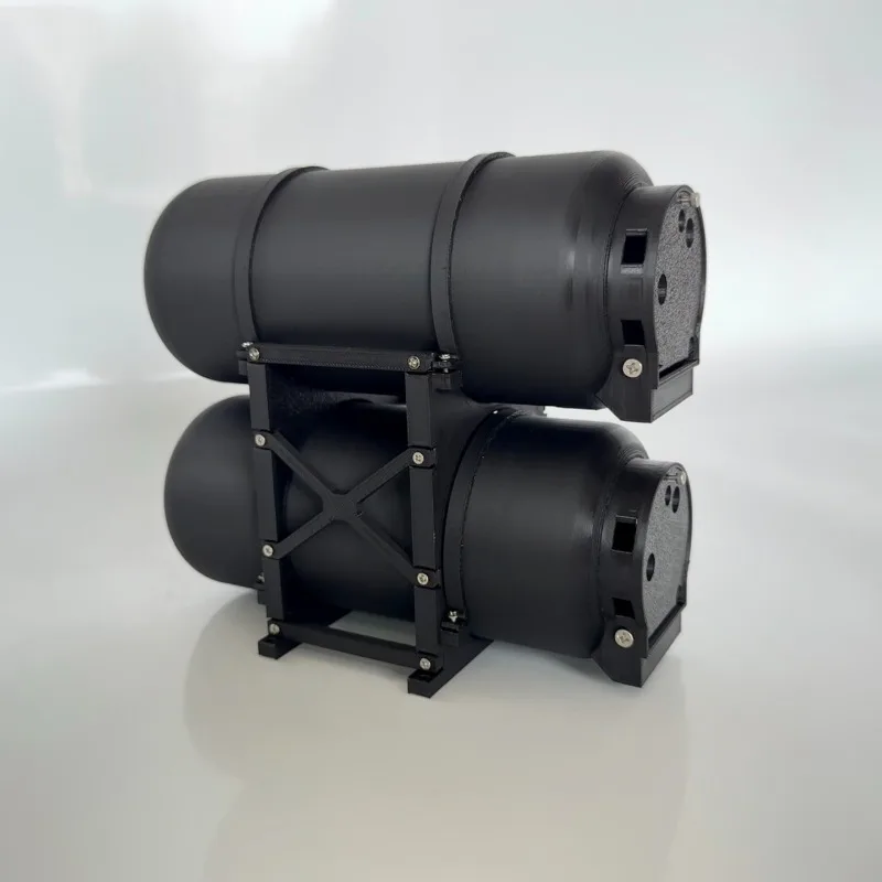 Scatola batteria simulata del serbatoio del gas naturale per 1/14 Tamiya RC autocarro con cassone ribaltabile SCANIA 770S R620 VOLVO Benz ACTROS 3363 MAN giocattoli parti di automobili