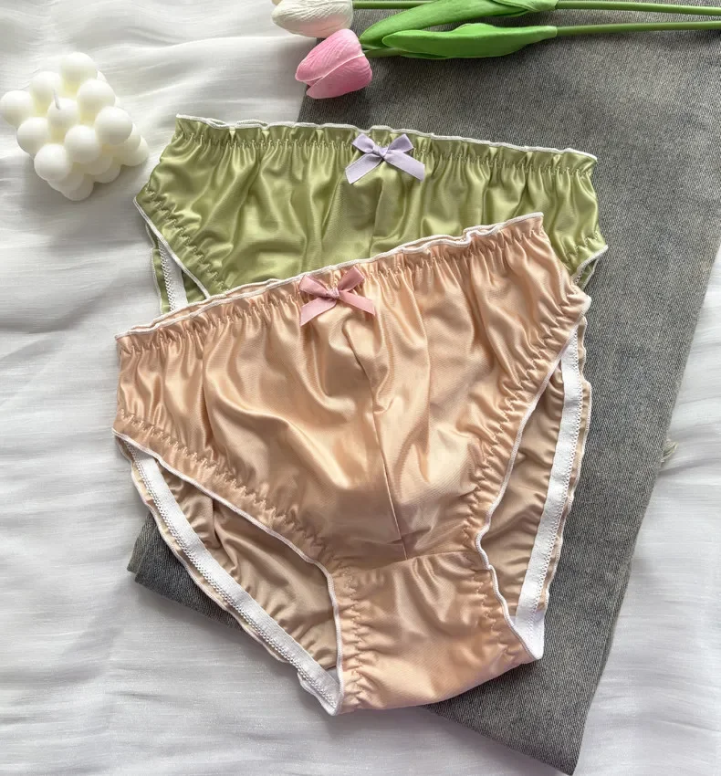 

Man Middle Waist Silky Touch Cotton Croth BF Panty Briefs Private Party LGBQT