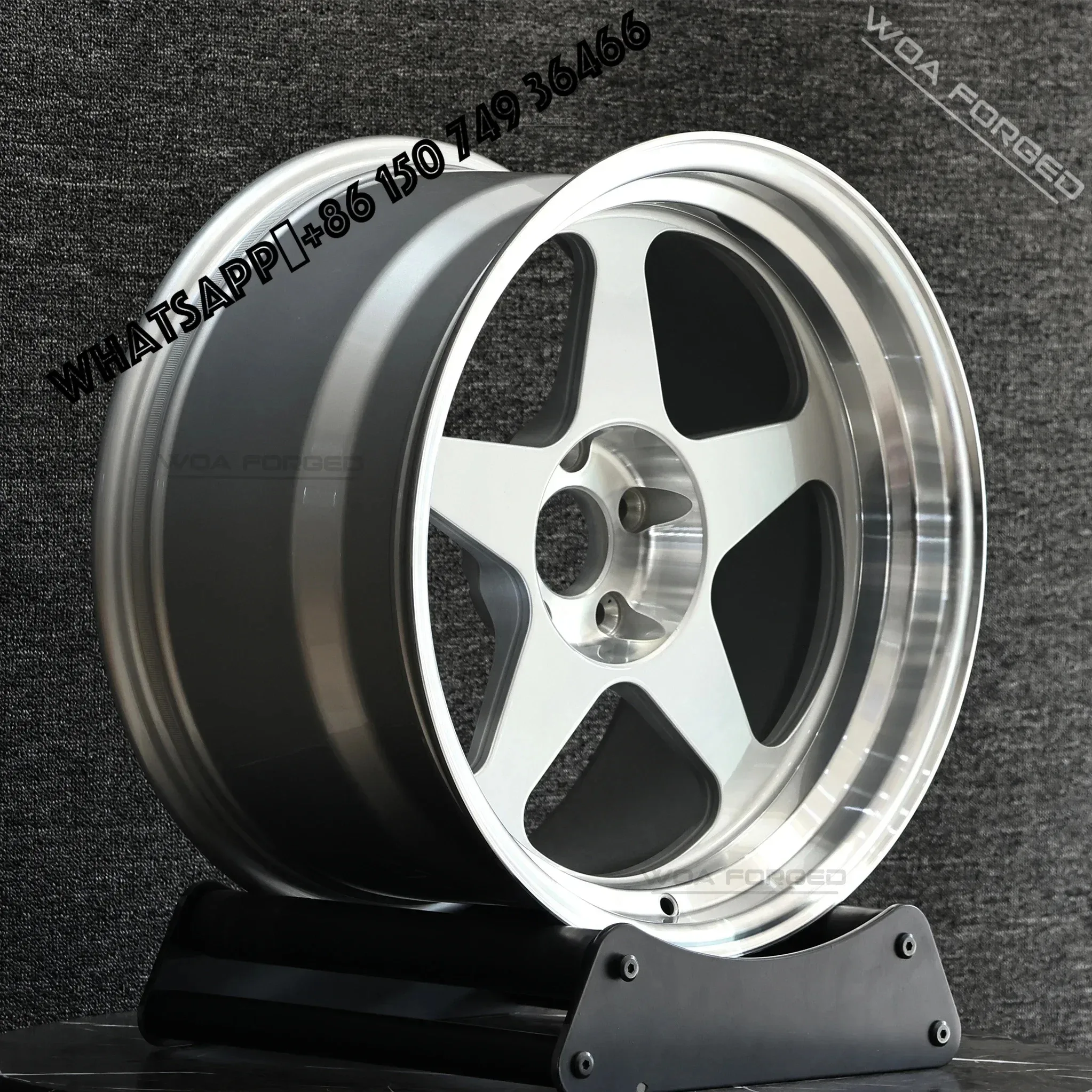 6061-T6 Forged Racing Wheel for Civic Volkswagen Mitsubishi Toyota Desmond Evo II Regamaster 5x114.3 5x100 5x112 Alloy Passenger