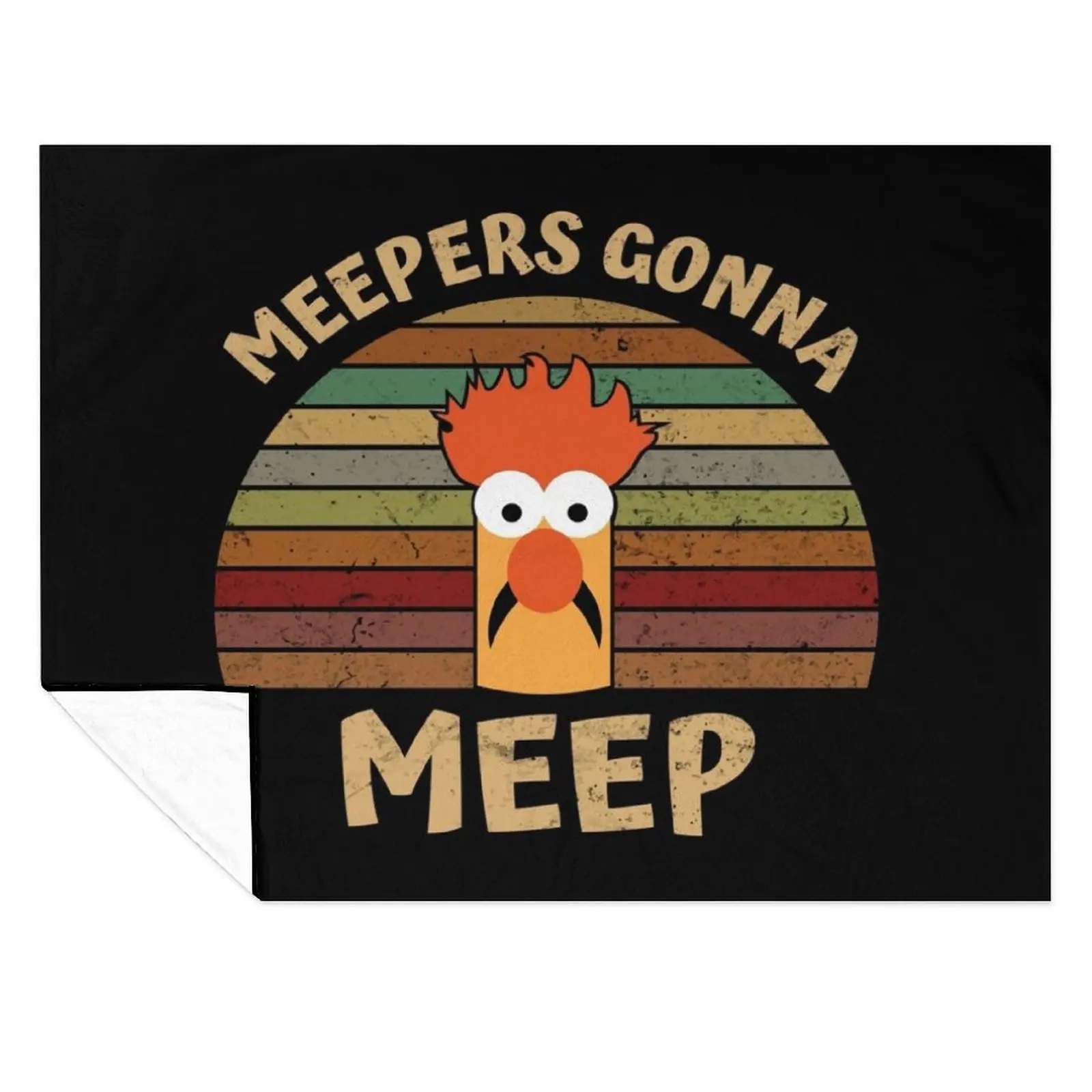 

The muppet show beaker meepers gonna meep Throw Blanket Cute Vintage for winter Blankets