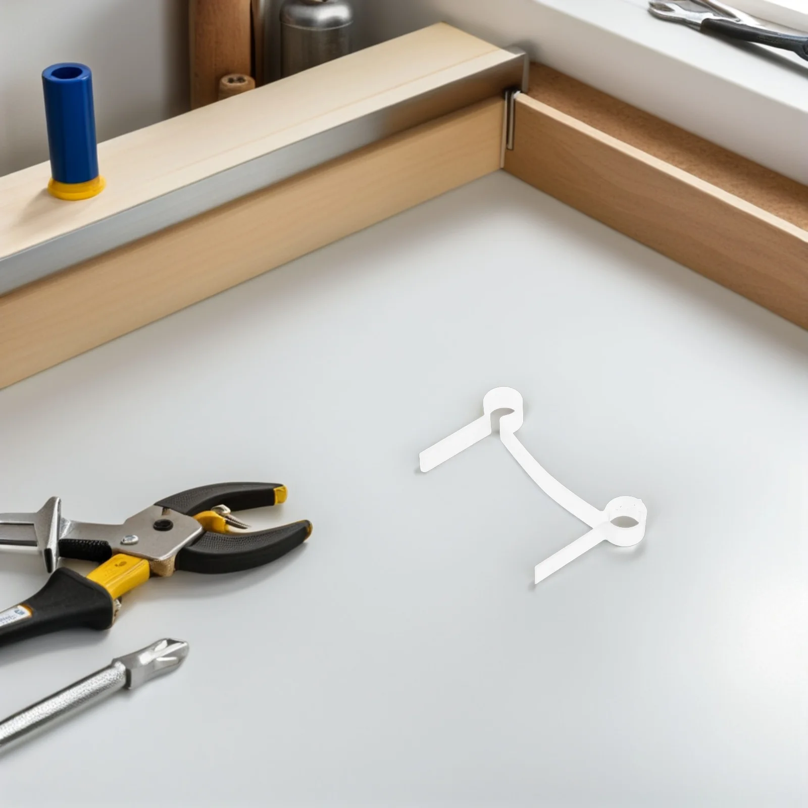 

4Pcs Glass Door Seal Gasket Replacement - White Shower Door Hinge Shims for Leak Proof Waterproof Bathroom Spacers