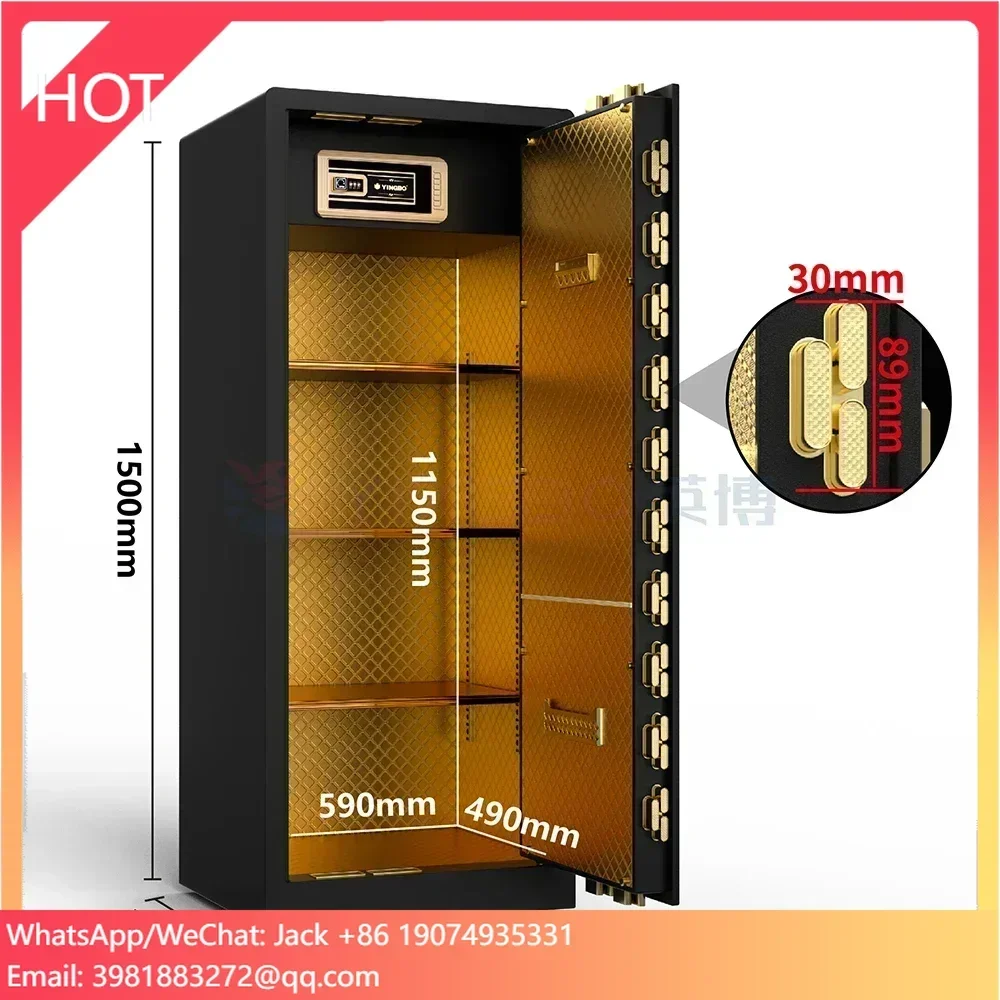 

Металлические сейфы для дома и банков, огнестойкие, устойчивые к взлому, сейфы для хранения денег