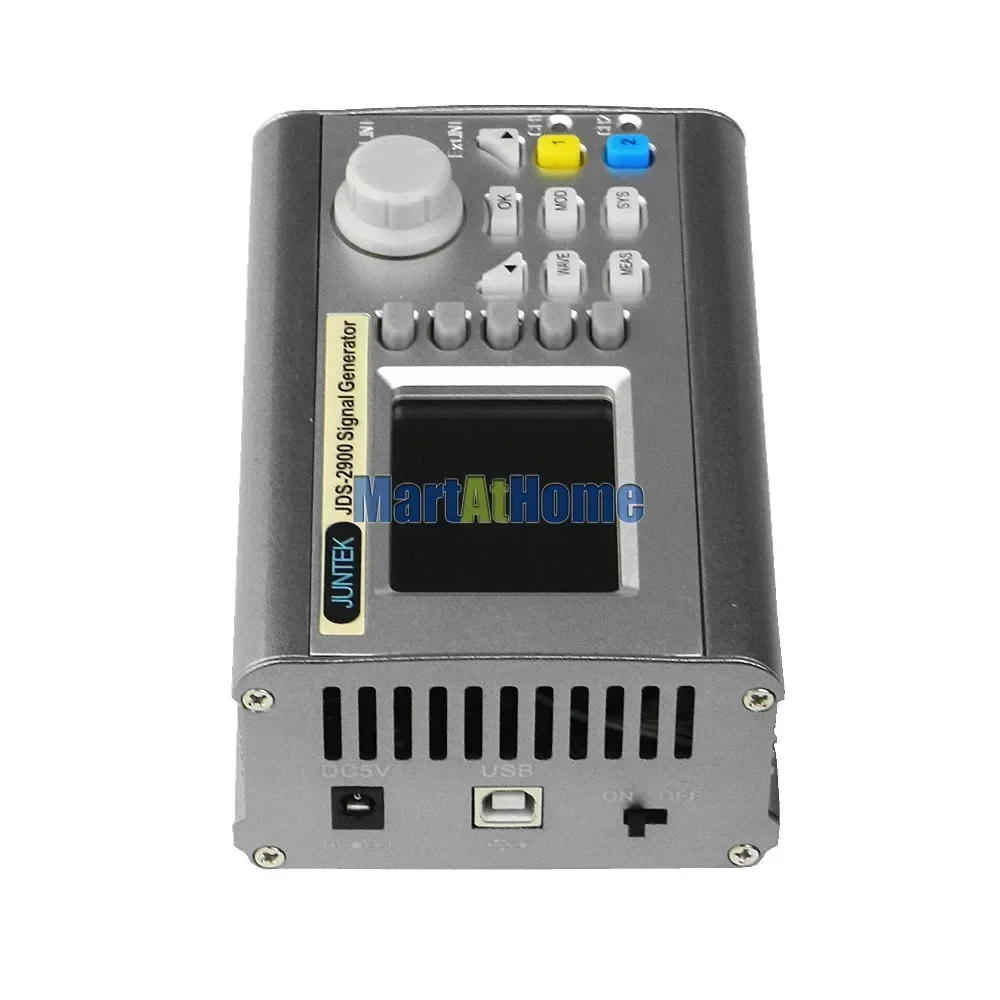 Imagem -03 - Digital Dual-channel Dds Signal Generator Função Waveform Arbitrária Taxa de Amostragem 266msa s 1mvpp 24 Lcd
