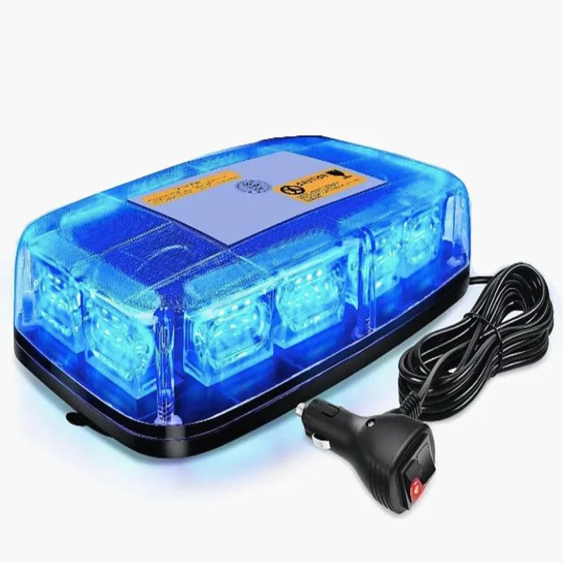 

16inch Bright 18W Car LED Emergency light bar Police Strobe warning lightbar with cigar lighter switch,bottom magnets,waterproof