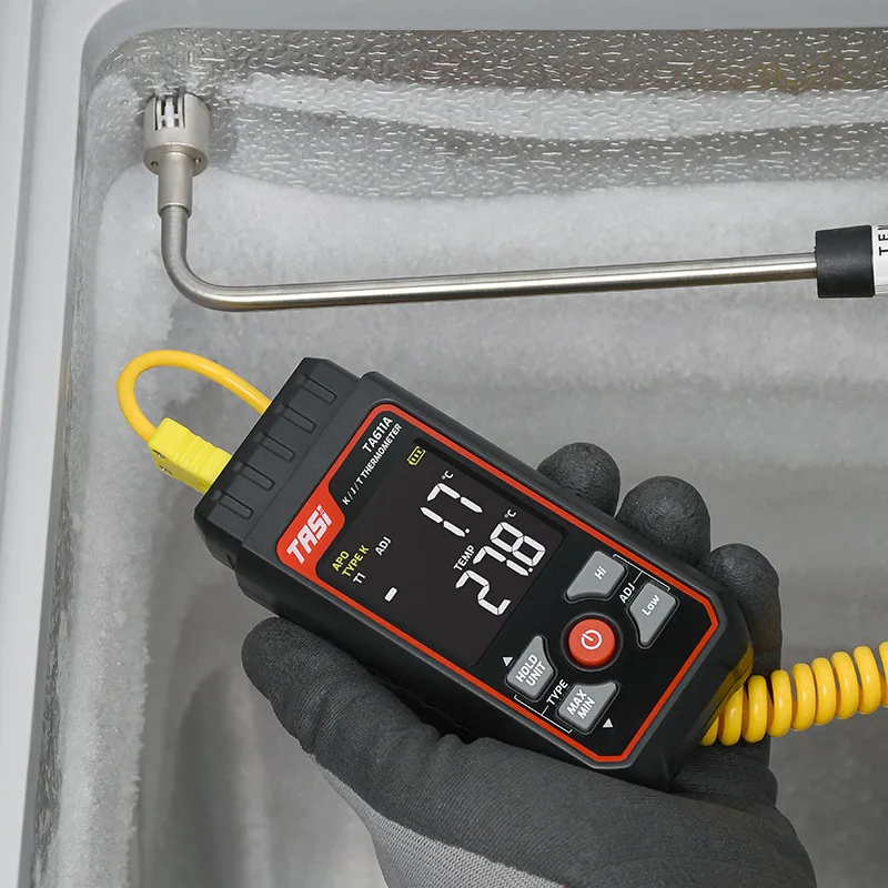 Teans TA611A mold surface contact K type thermocouple thermometer