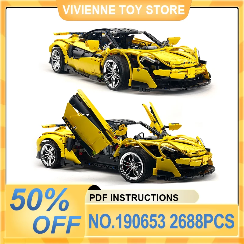 

Пользовательские MOC Технический Супер Спортивный Автомобиль Совместимость 42115 Гиперкар Коллекционные Строительные Блоки Кирпичи Головоломки Игрушки Рождественские Подарки