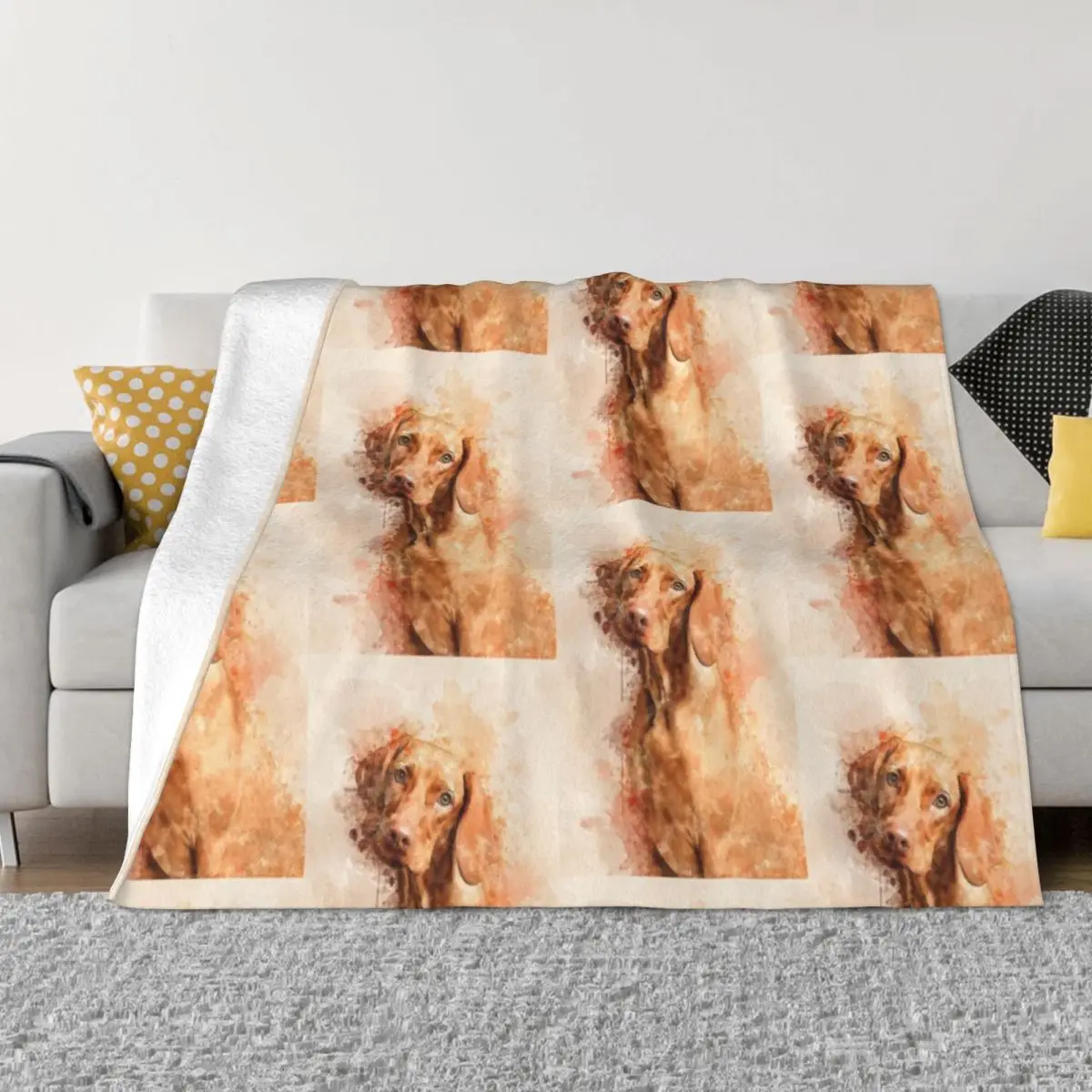 

Vizsla Art Throw Blanket Fashion Sofa Blankets Cute Blanket Plaid