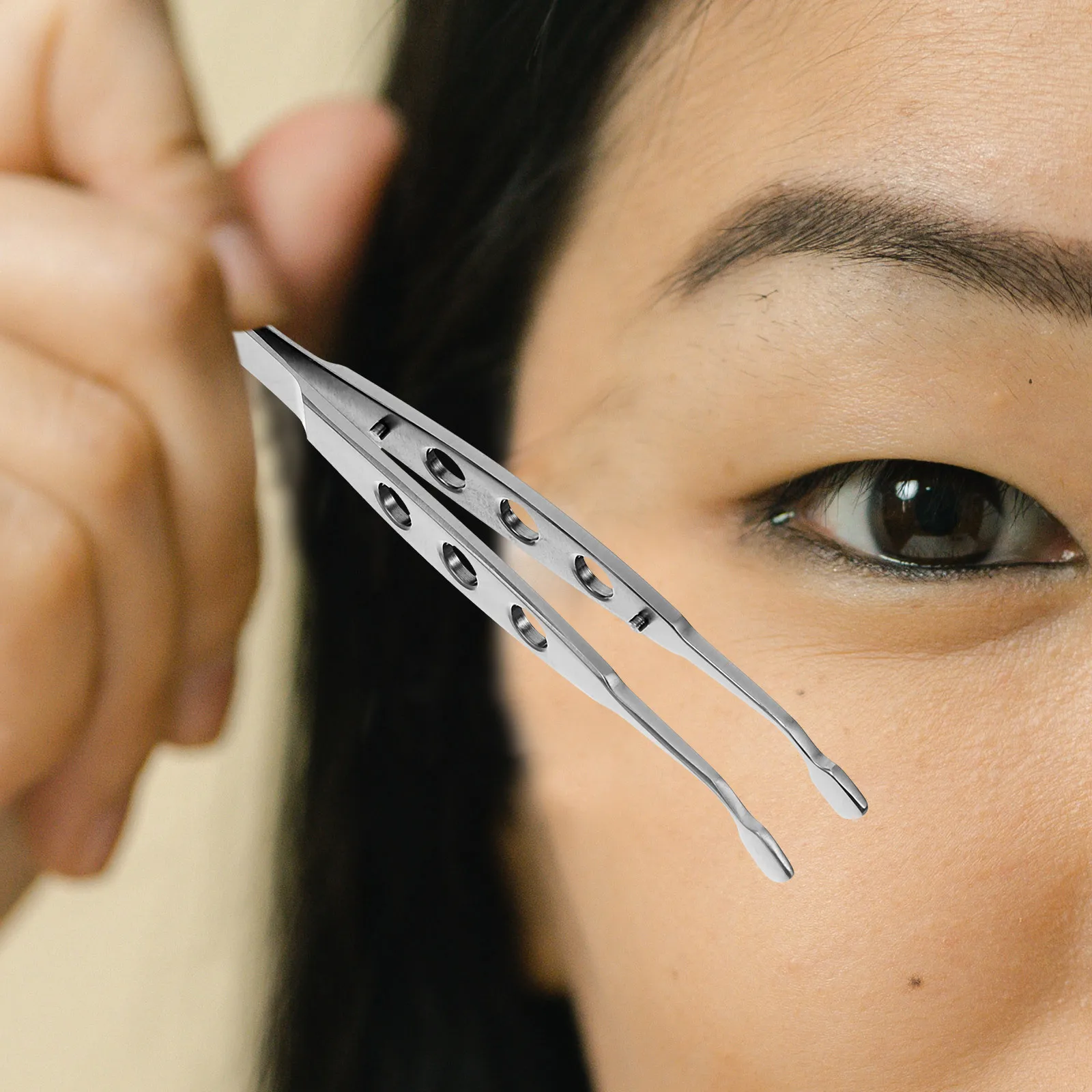 Meibomian Gland Expressor Tweezer Stainless Steel Eyelid Massage Tool For Dry Eyes Blocked Oil Glands Women Facial Care