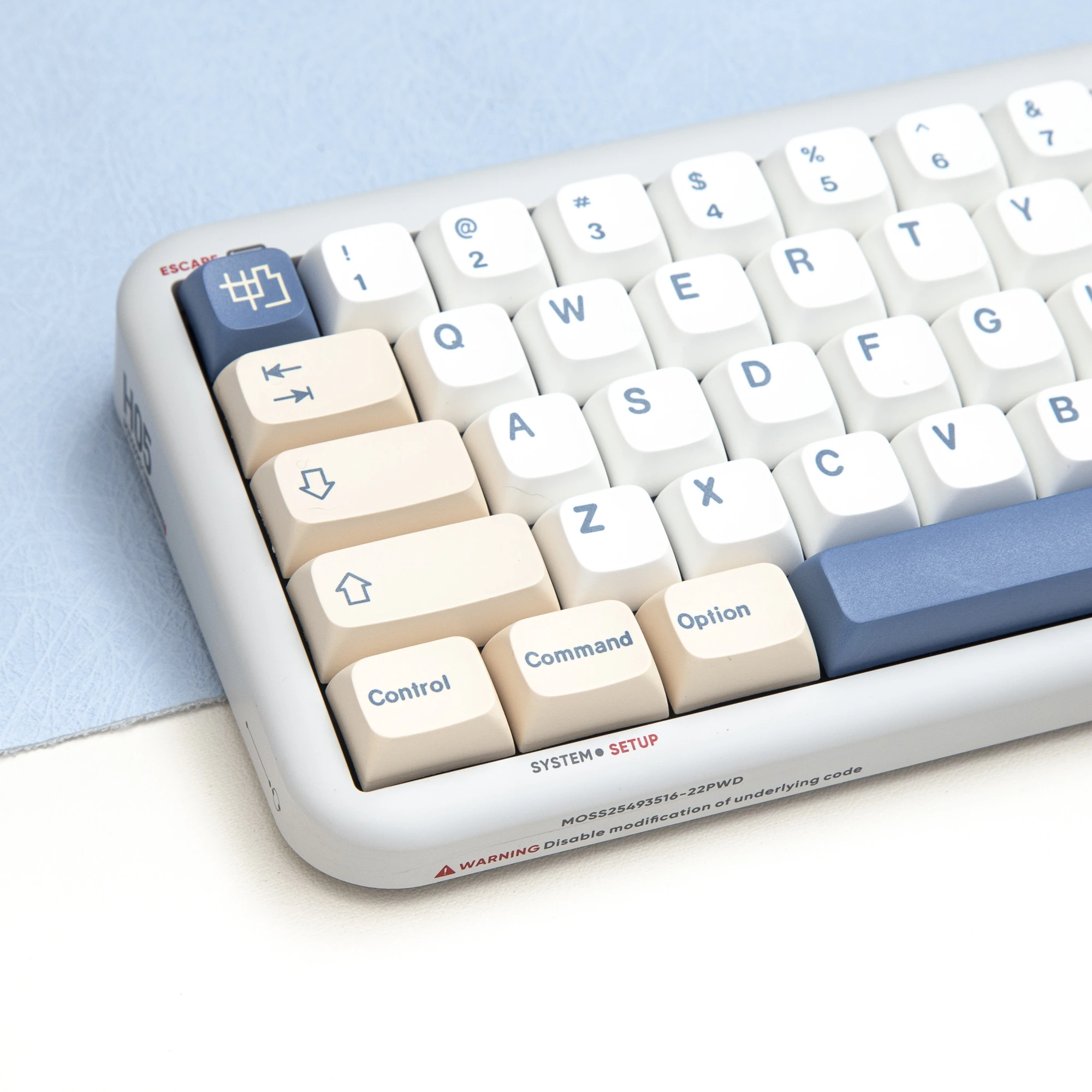 XDA Cherry OEM MOG Sojamilch-Tastenkappe PBT-Tastenkappen für Cherry Mx Switch Gaming mechanische Tastatur 68 75 82 98 104-Layout Custom