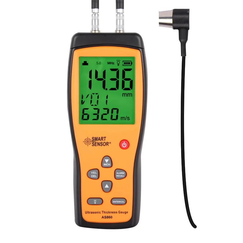 

AS860 Color LCD Ultrasonic Thickness Gauge Meter