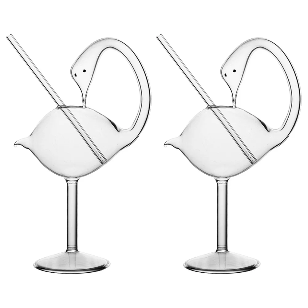 

2 шт. коктейльный бокал в форме лебедя, материал премиум-класса, нежные, безопасные, многофункциональные чашки для вина, бокал для коктейля, бокалы для мохито