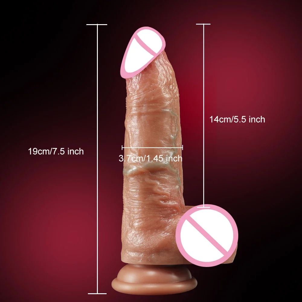 Vibratori telecomandati vibranti telescopici del pene artificiale ricaricabile del vibratore del grande dildo per i giocattoli del sesso del cazzo del silicone delle donne