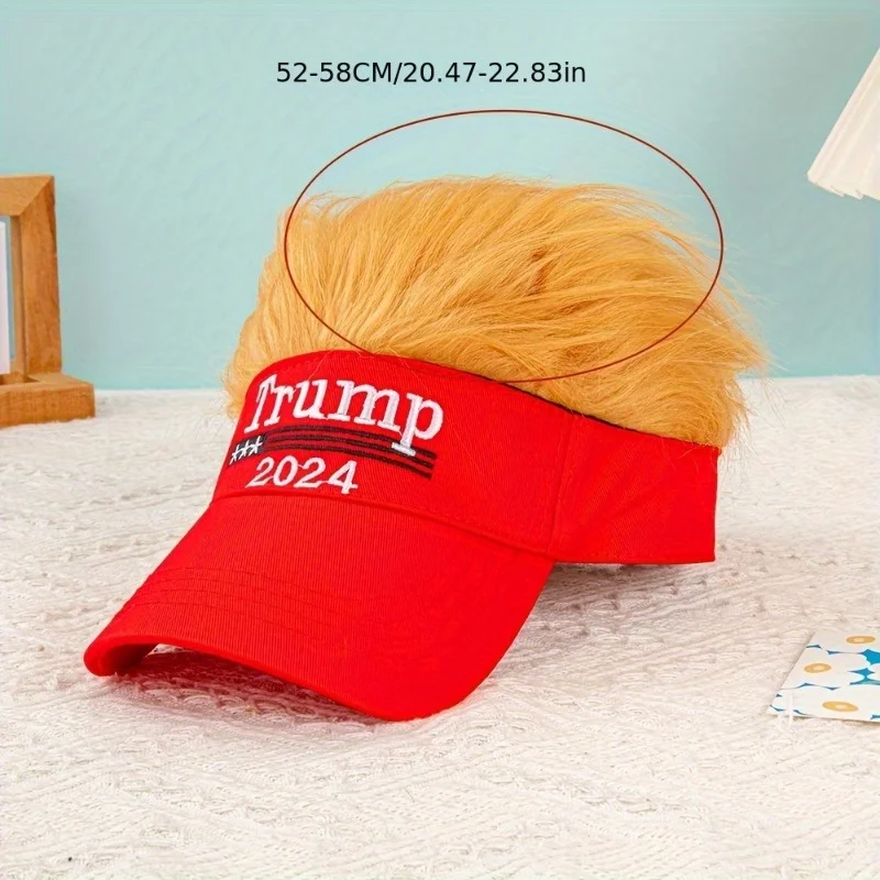 Trump Hats 2024 Visor Donald Trump Baseball Hat Men Women Adjustable Visor Cap Classic Sunscreen Baseball Cap For Fishing Hiking