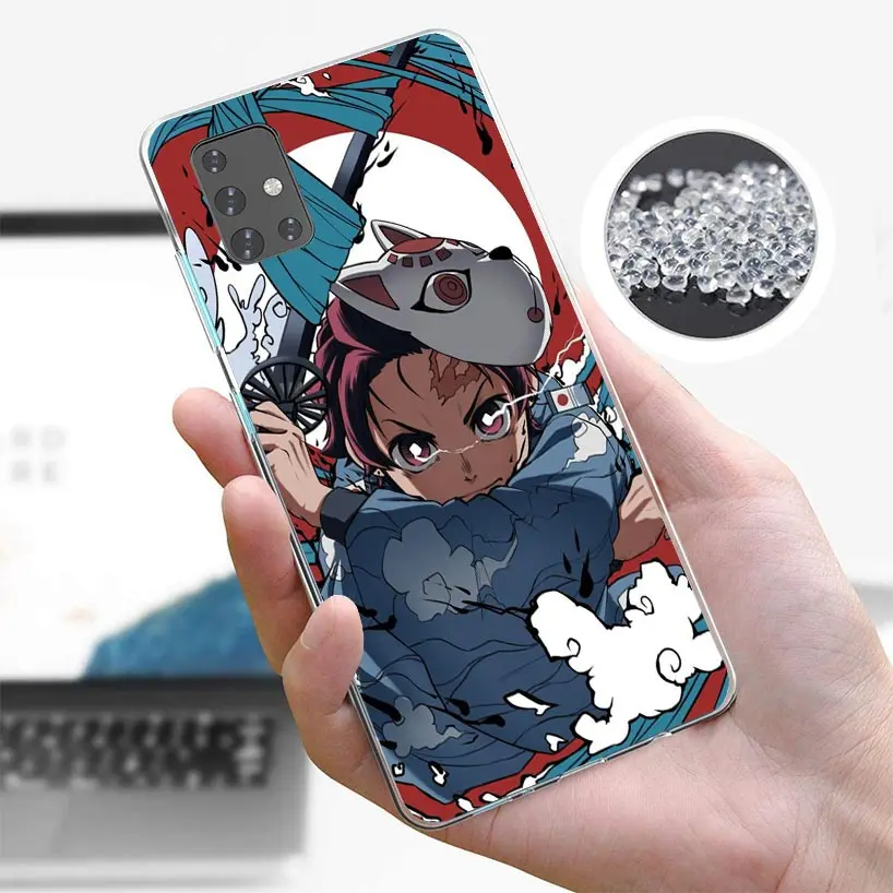 Demon Slayer Tanjiro Case Phone Cover for Samsung Galaxy A51 A41 A31 A21S A21 A71 A50S A40 A30S A20E A10 A70 A6 A7 A8 A9 Fundas