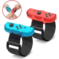 2Pcs Adjustable Game Bracelet Strap Joy-Con Controller Wrist Dance Band Armband for Switch Oled Accessories  for Nintendo Switch