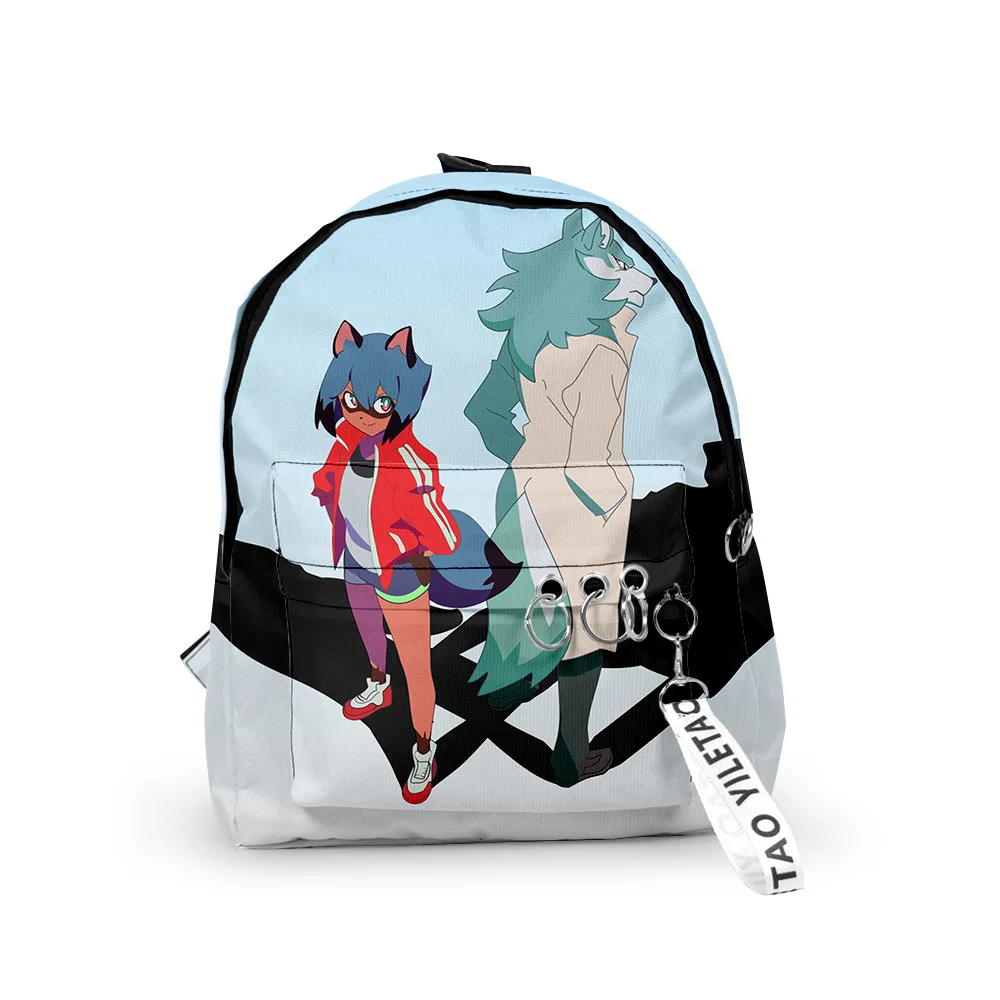 Hip hop jovem novo animal sacos de escola notebook mochilas impressão 3d oxford à prova dwaterproof água chaveiro pequenos sacos viagem