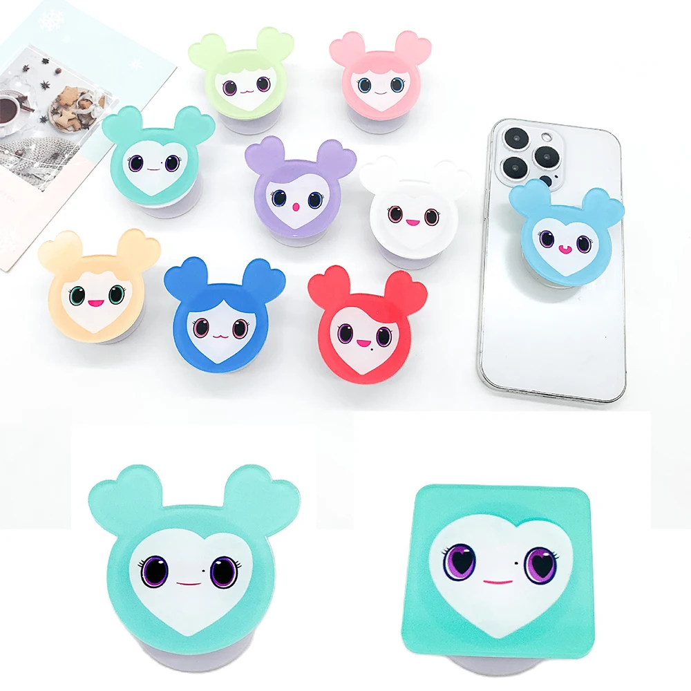 KPOP Cartoon LOVELYS Heteromorphic Smart Tok Square HD Acrylic Mobie Phone Holder NaYeon SANA MINA Fans Gifts