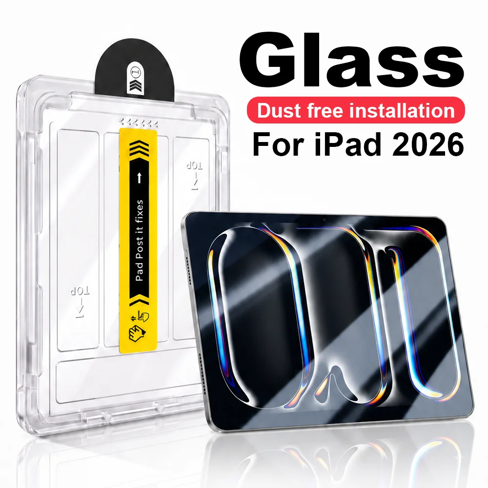 Tempered Glass For iPad 11th A16 10 9 8 10th 9th Generation Pro 13 11 M5 12.9 Screen Protector Air 11 M4 5 4 M3 M2 Mini 7 6 Film