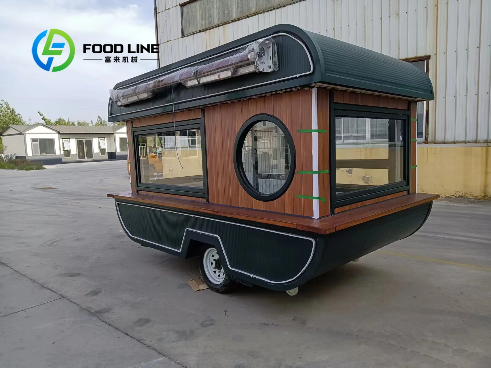 شاحنة طعام مقطورة القهوة Mingtai، مبيعات المصنع مباشرة عالية الجودة، لبيع الوجبات السريعة، الآيس كريم، هوت دوج، البرغر، إلخ #3