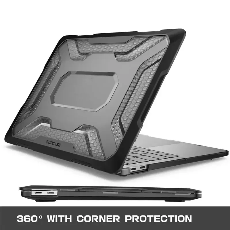 For MacBook Pro 13 Case (2022-2016) A2251/ A2289/ A1706/ A1708/ A1989/A2159 Slim Rubber TPU Bumper Cover with Touch Bar&Touch ID