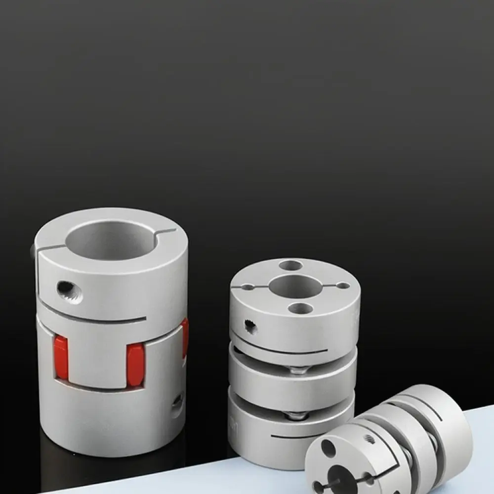 Precision Shaft Coupling Aluminum Alloy Dual Diaphragm Connector For DIY CNC Screw Module Motor Drive Equipment