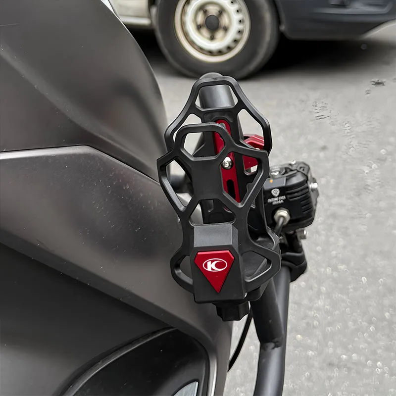 For KYMCO AK550 XCITING 250 300 350 400 400S 500 DownTown 125 300i Motorcycle Water Drink Cup Holder Beverage Bottle Cage