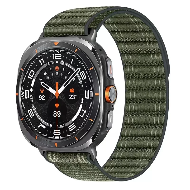 Нейлоновый ремешок-петля для Samsung Galaxy Watch Ultra 47 мм, официальный браслет с волнистым узором, браслет Galaxy Watch 8-7 Ultra, 47 мм, ремешок