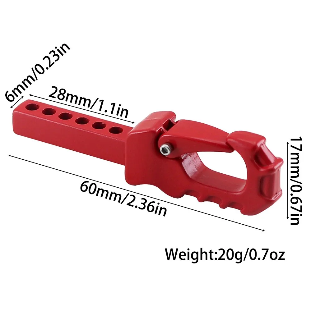 Rc Metall Anhänger Haken Stecker Koppler Für 1/10 Rc Crawler Auto Traxxas Trx4 Bronco Rc4wd Axial Scx10 Jimny Redcat Yikong Rgt – Detail 4