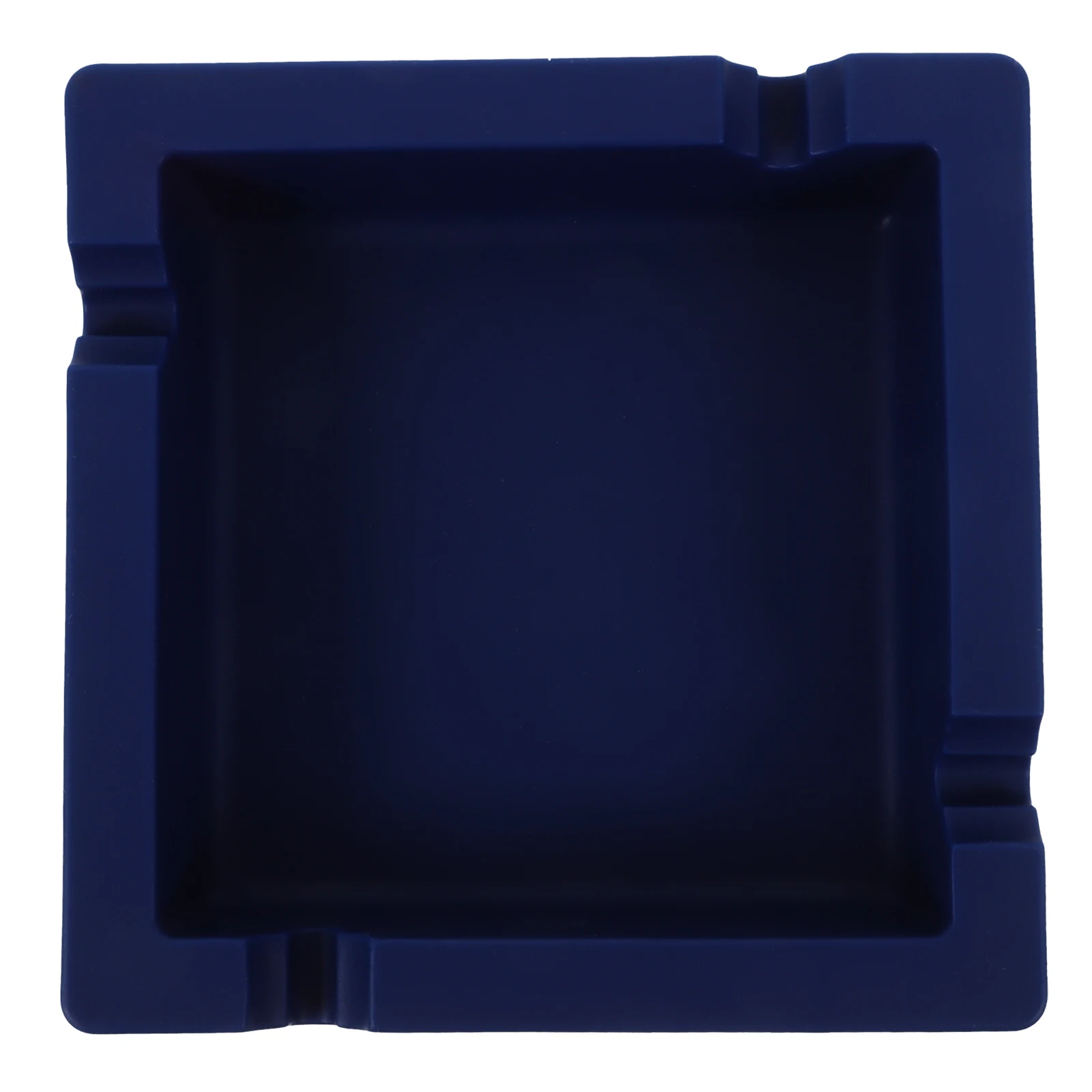 

Ash Tray Ashtray Cigarette Ashes Holder Device Square Hotel Decoration Smoking Blue