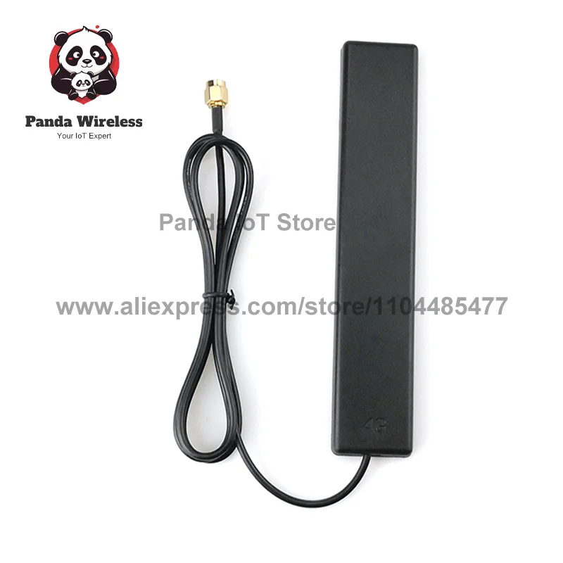 Patch Antenna Plastic Black SMA-J 0.5m/1m/2m/3m sensitive HIGH 4G frequency band Interface Full Direction Radiation pattern