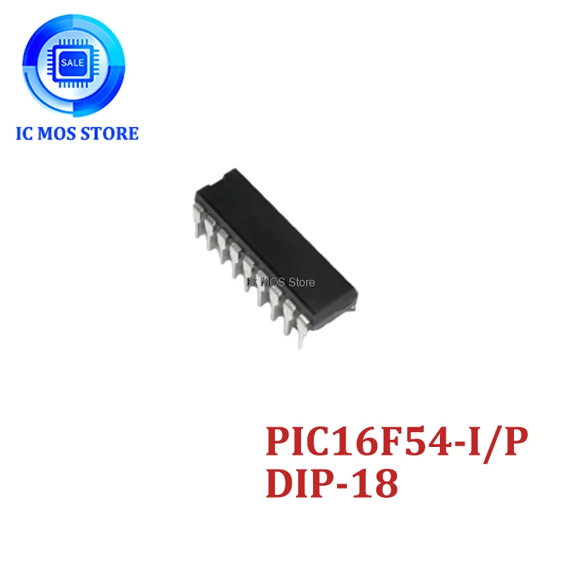 

5PCS PIC16F54 PIC16F54-I/P DIP-18 new imported microcontroller chip