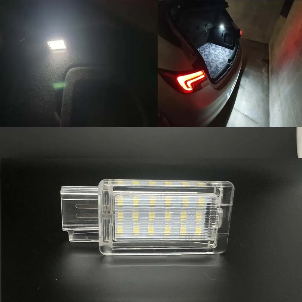 2X LED Luggage Compartment Light Rear Trunk Lamp For Chevrolet Camaro Corvette Cruze Opel Astra Cadillac ATS CT6 SRX XTS Buick