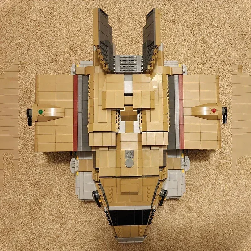 Modello di aereo militare Moc Mattoni da costruzione DR-4 Viking Dropship Tecnologia Blocchi modulari Regalo Giocattoli di Natale Set fai da te Assemblaggio