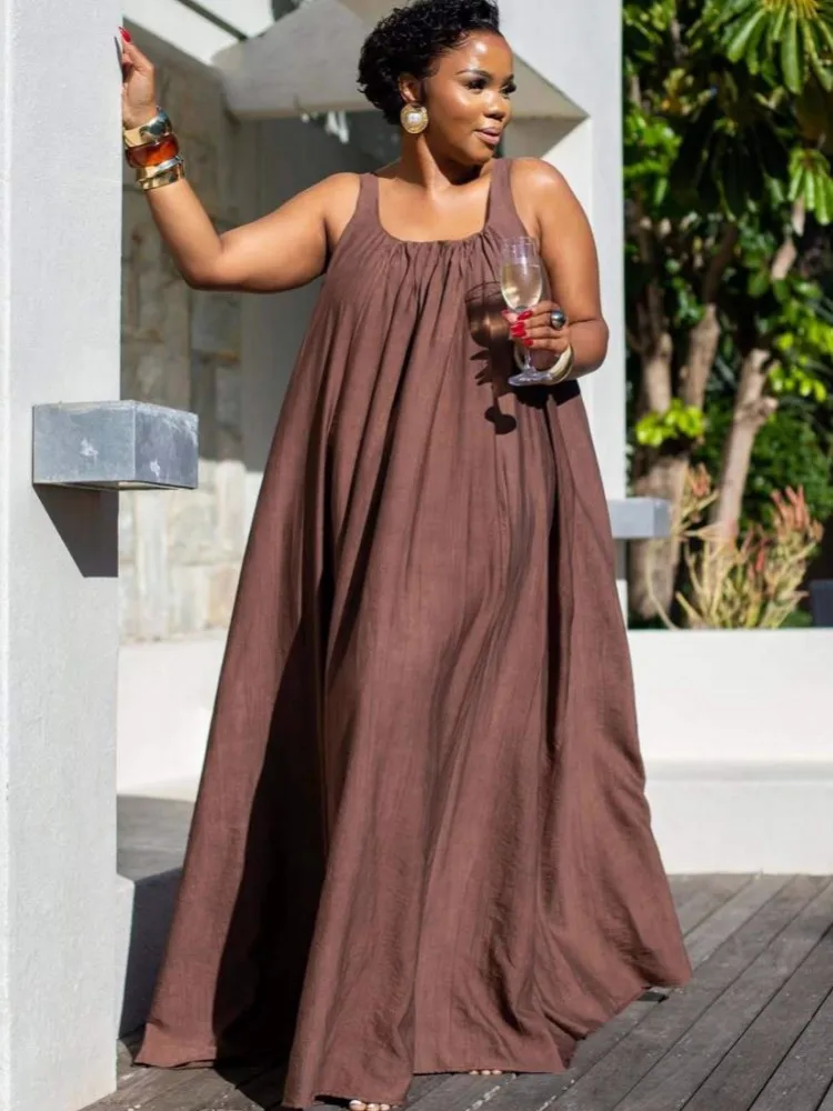 Afrikanische Kleider für Frauen, elegantes ärmelloses Dashiki-Maxikleid in A-Linie, traditionelle afrikanische Kleidung für Damen, Fairy Dreaes