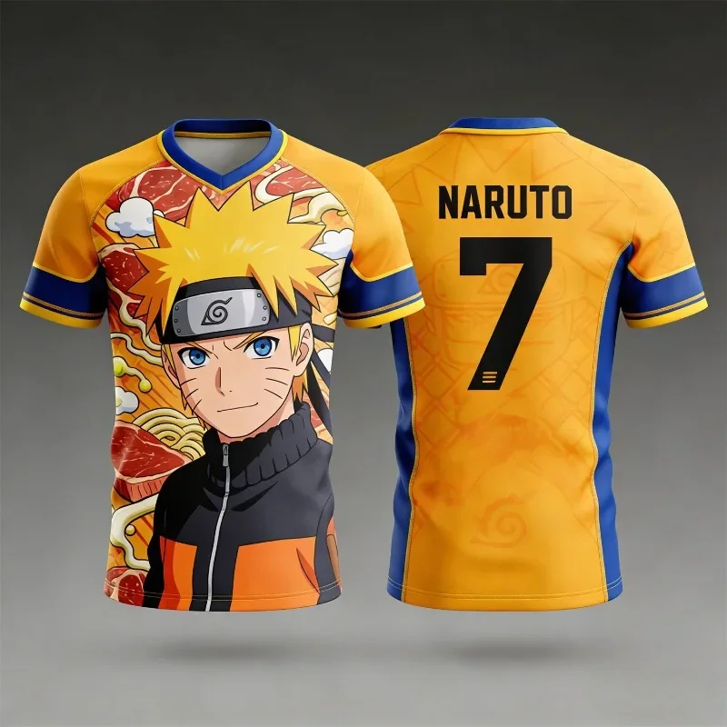 2026 Summer New Arrival Naruto All-Star Theme 3D Printed Short-Sleeve T-Shirt, Men's and Women's Casual Short-Sleeve Jersey