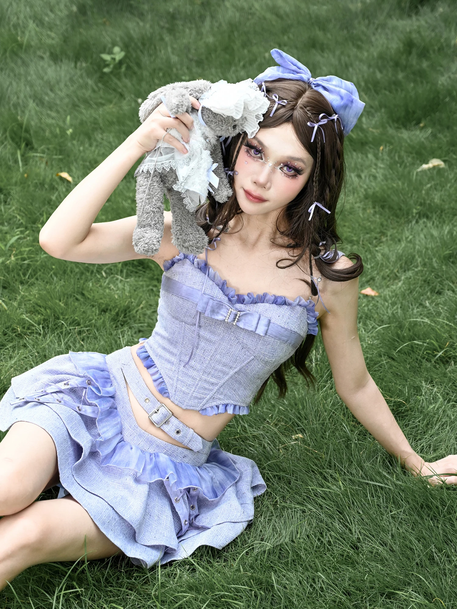 

Милая сексуальная короткая юбка с вырезами, нишевая юбка-петти для женщин