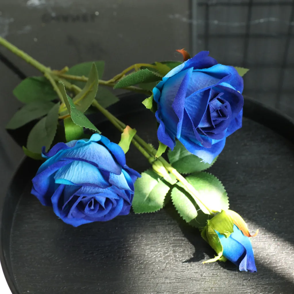 1pc Wedding Artificial Flower Bouquet Plant Wall Artificial Flower Home Decoration Velvet Pearl Rose Multiple Styles Fun