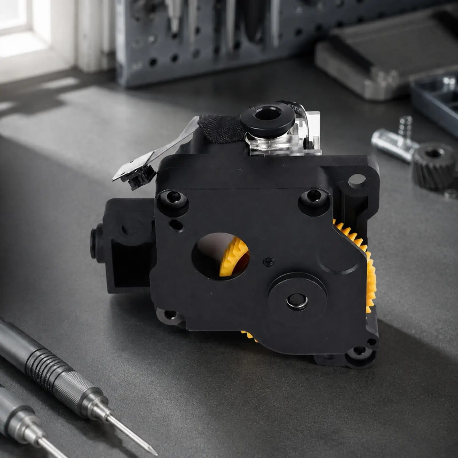 Printer Extruder Assembly Compact Upgraded Extruder Assembly with Hardened Steel Drive Gear 3D Printer Part Compatible