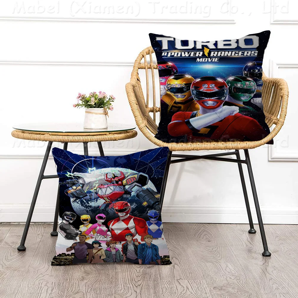 

Movie P-Power R-Rangers Pillow Cushion Cover Pillowcase Living Room Sofa Home Decor Customized