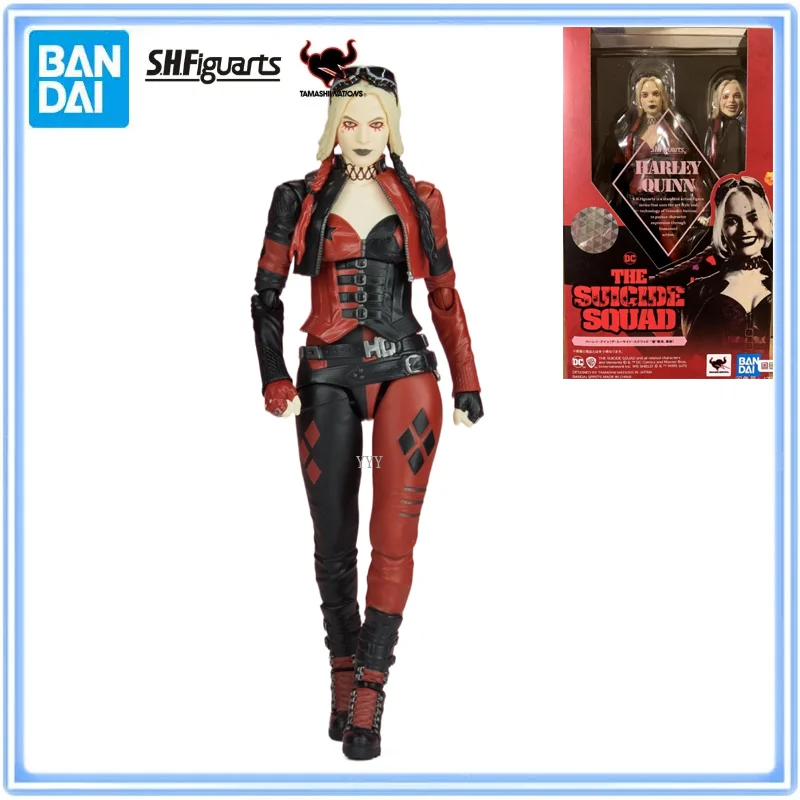 

Bandai Original S.H.Figuarts DC Comics Harley Quinn THE SUIGIDE SQUAD Action Figures Active Joints Collectible Model