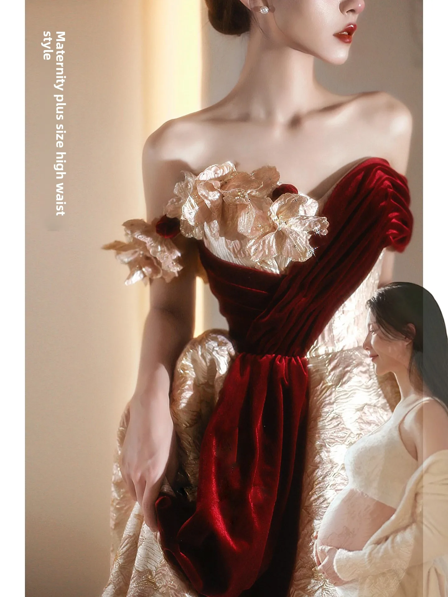 Elegante Vestido de Un Solo Hombro para Ceremonia de Boda, Banquete, Anfitriona, Talla Grande, Vestido Largo de Noche para Mujer