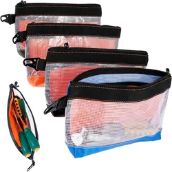 Waterproof Storage Bag Transparent PVC Tool Bag Anti-static Hardware Kit Portable Parts Bag Multifunctional Practical Work Bag