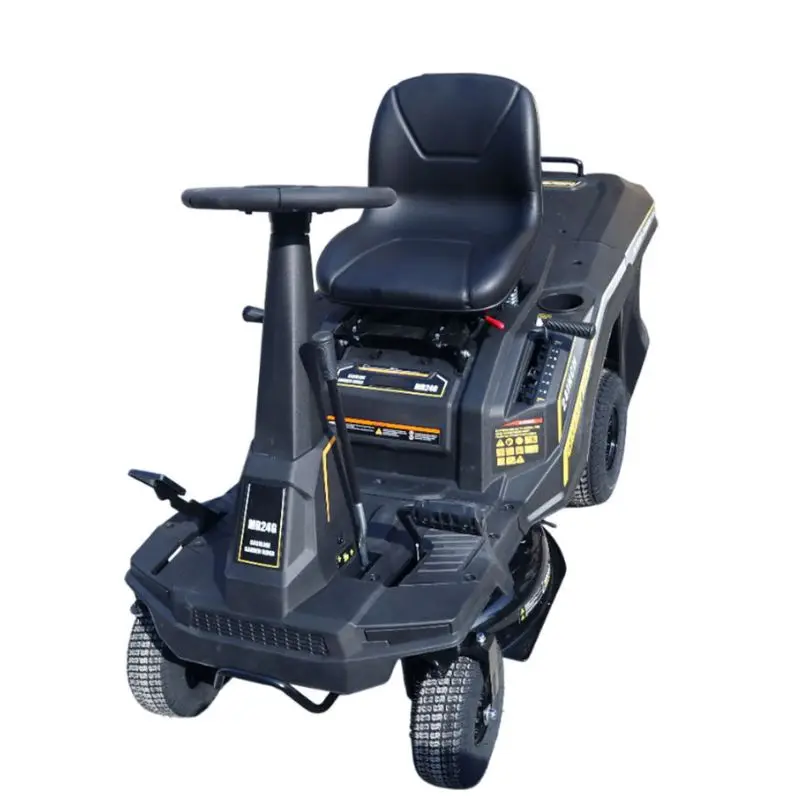 Steel Blade Cutter 24V Petrol Power Grade CE Certified Electric Ride-on Lawn Mower Cordless