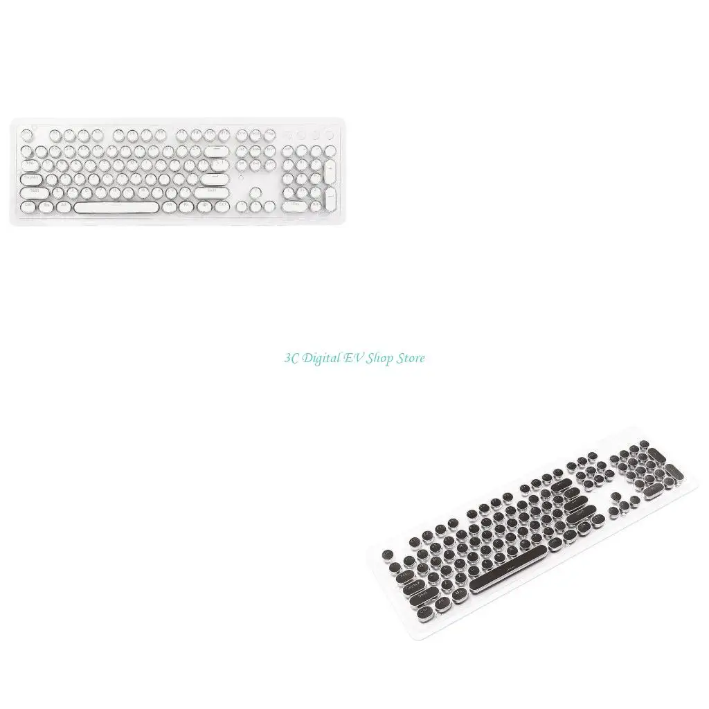 E74D Electroplating Knob Luminous Mechanical Keyboard Eating Chicken Keyboards Gift
