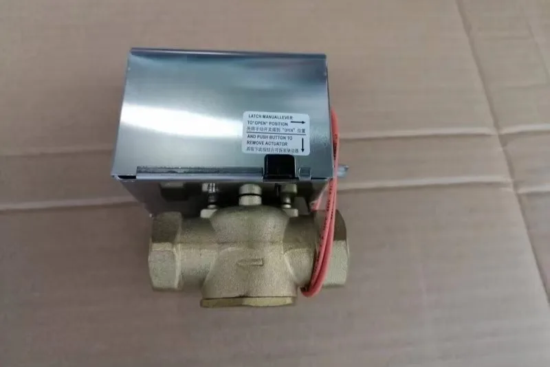 Motorized Three Way Valve VLV220FM DN20FM DN25FM DN20FA Electric Diverter Valve for Fan Coil Unit Central Air Conditioning