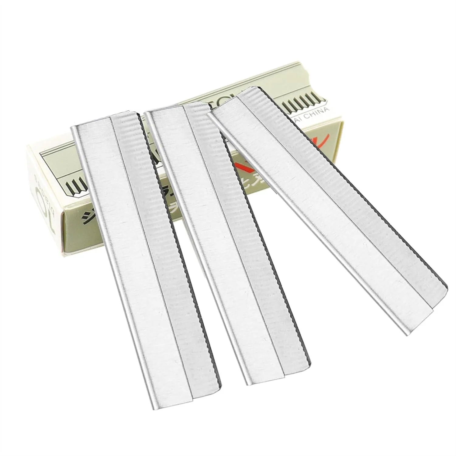

50Pcs Single Edge Razor Blades, Stainless Steel Straight Razor Refills for Eyebrow Trimmer, Facial Hair Shaving for Women Men